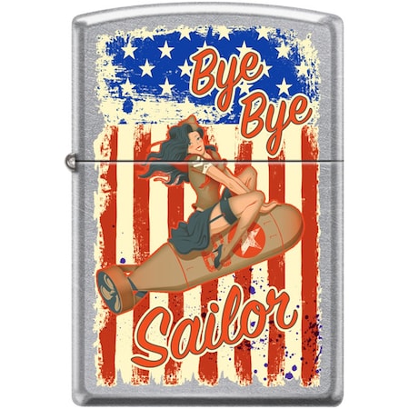 Zippo 2024 Zippo Bye Bye Sailor, Street Chrome ZIP-207CI411380